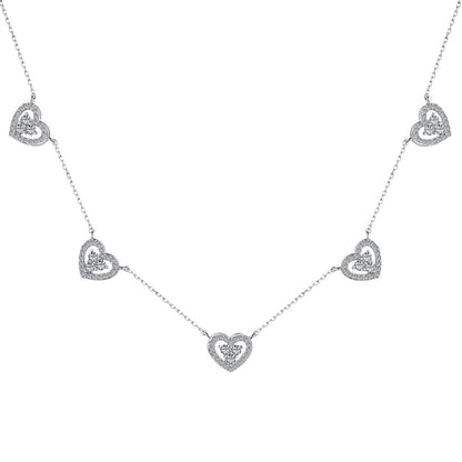 S925 Sterling Silver Clavicle Necklace
