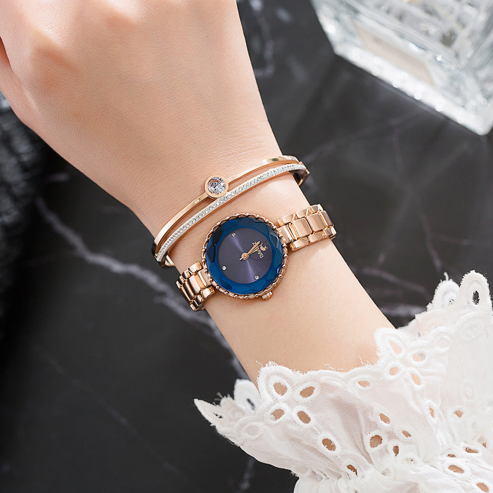 Elegant Watch, Bracelet & Necklace Set