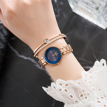 Elegant Watch, Bracelet & Necklace Set