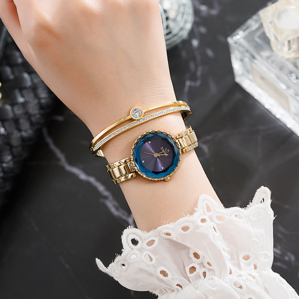 Elegant Watch, Bracelet & Necklace Set