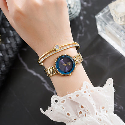 Elegant Watch, Bracelet & Necklace Set