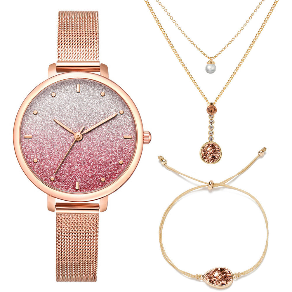 Elegant Women’s Watch and Bracelet Set
