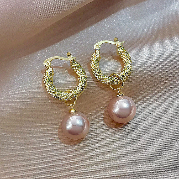 Elegant French Vintage Pearl Earrings