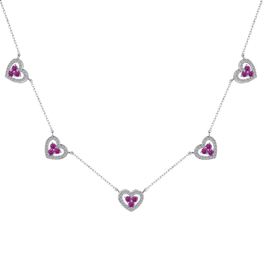 S925 Sterling Silver Clavicle Necklace