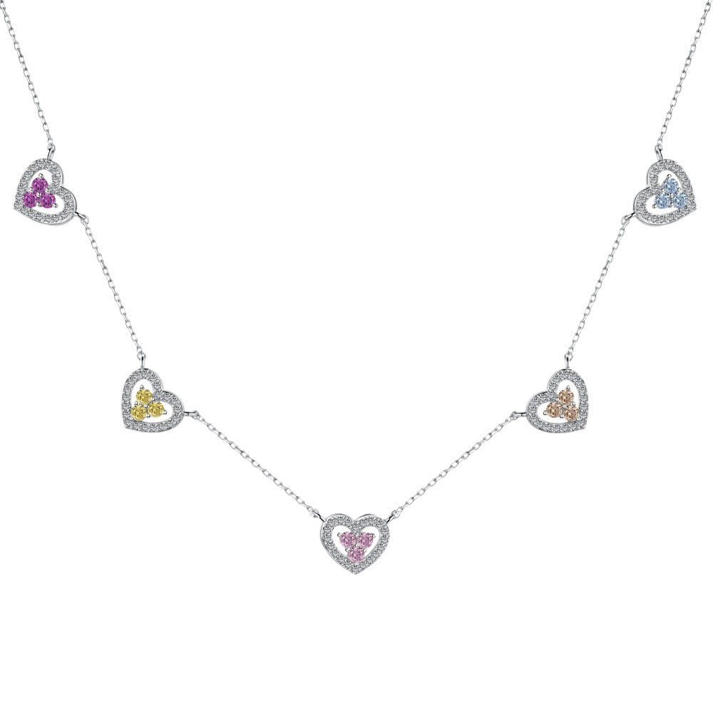 S925 Sterling Silver Clavicle Necklace