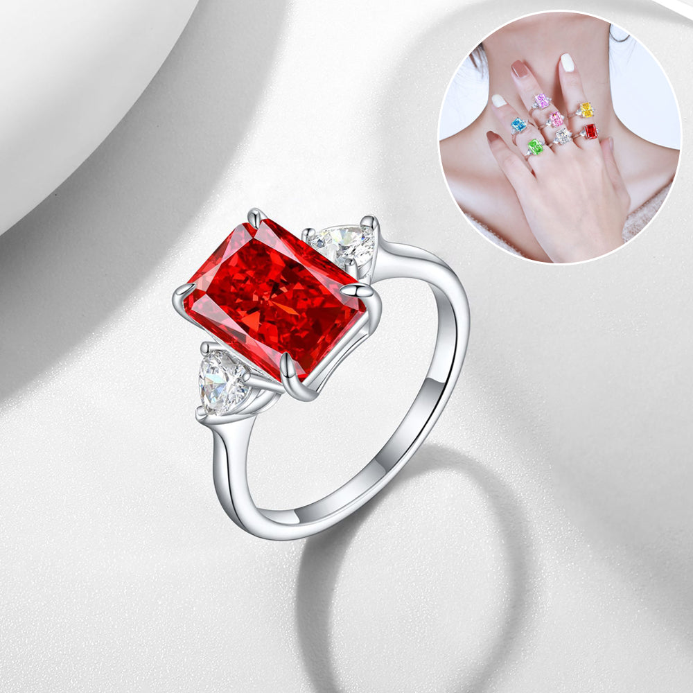 Colorful Rhinestone Love Ring