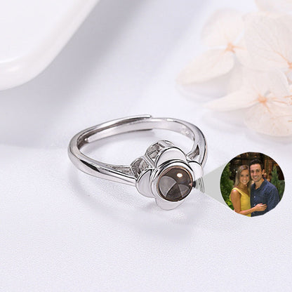 Flower Shape Projection Ring