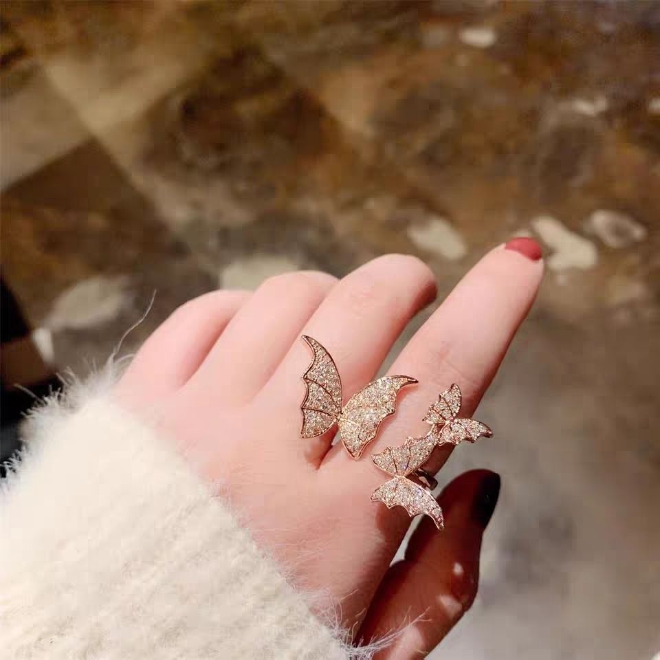 Turnable Anxiety Ring with Beads