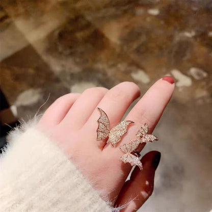 Turnable Anxiety Ring with Beads