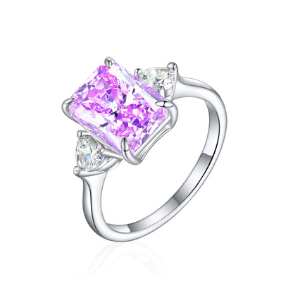 Colorful Rhinestone Love Ring