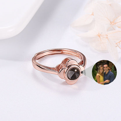 Flower Shape Projection Ring