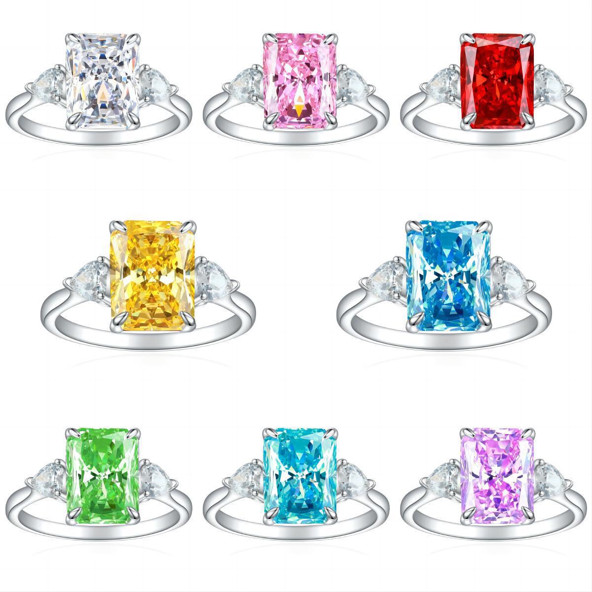 Colorful Rhinestone Love Ring