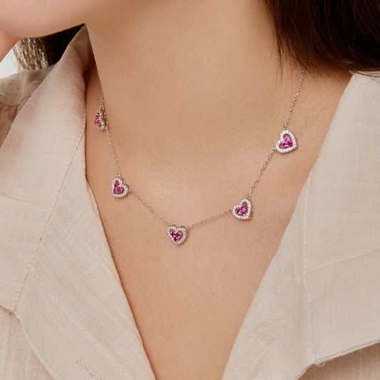 S925 Sterling Silver Clavicle Necklace