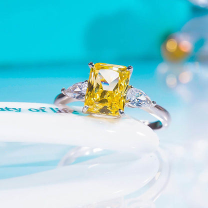 Colorful Rhinestone Love Ring