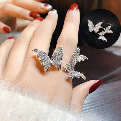 Turnable Anxiety Ring with Beads
